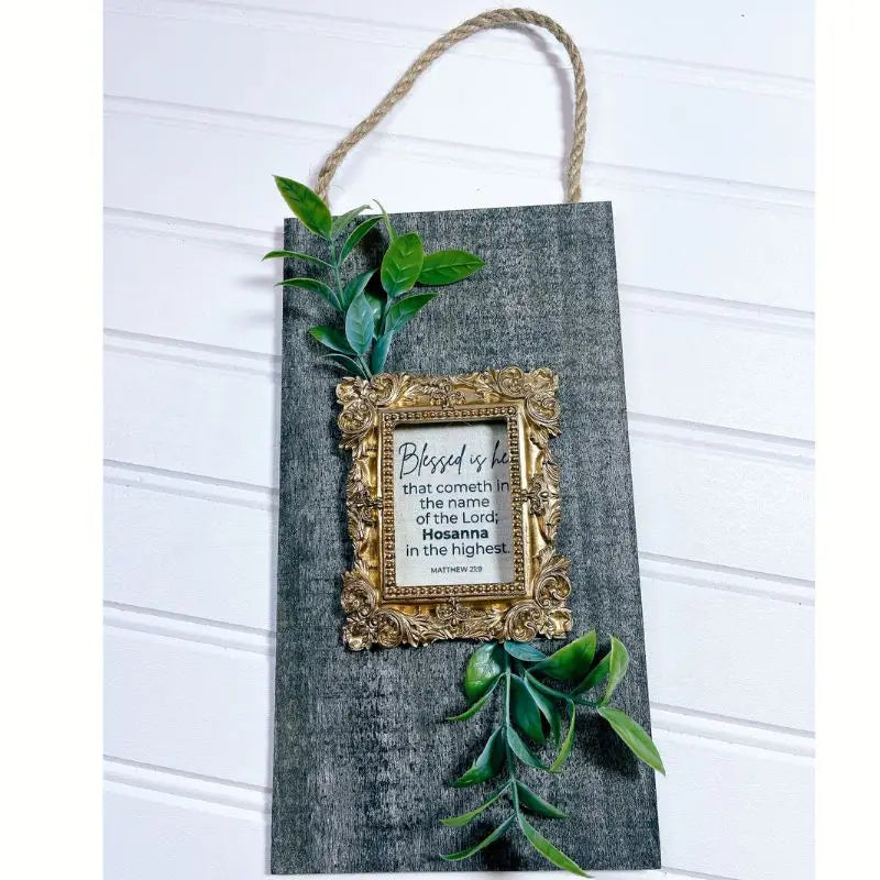 Bring Scripture to Life: DIY Hosanna In The Highest Vintage