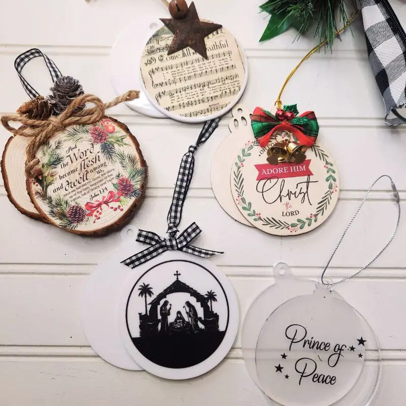 The EASIEST DIY Christmas Ornaments Yet!