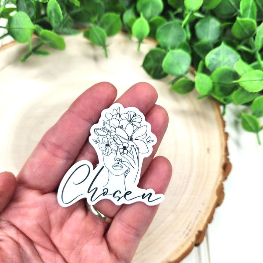 Chosen | 1 Peter 2:9 Vinyl Waterproof Christian Sticker