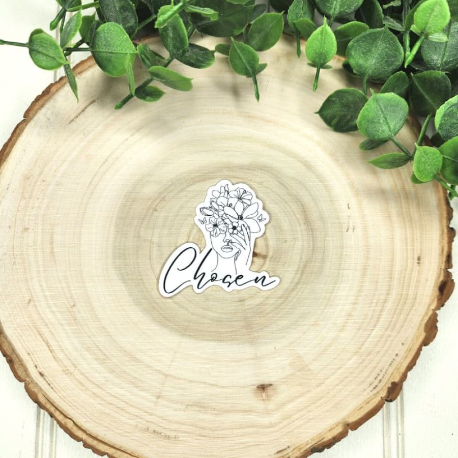 Chosen | 1 Peter 2:9 Vinyl Waterproof Christian Sticker