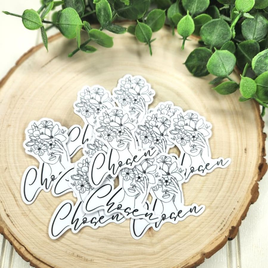 Chosen | 1 Peter 2:9 Vinyl Waterproof Christian Sticker