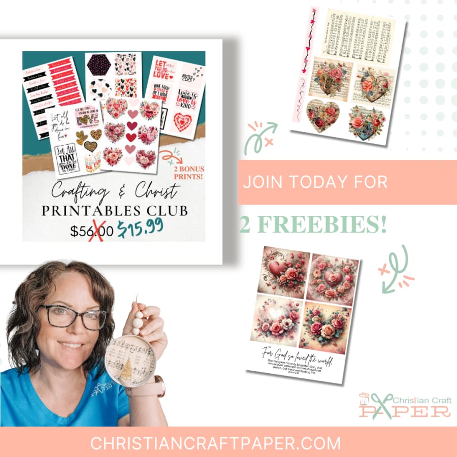 Crafting & Christ Printables Club