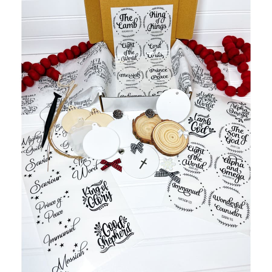 Names Of Christ Ornament Maker Kit