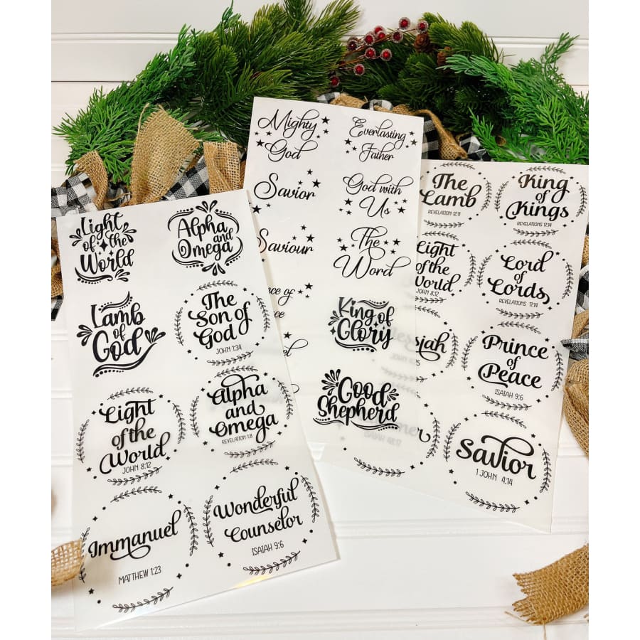 Names Of Christ Ornament Maker Kit