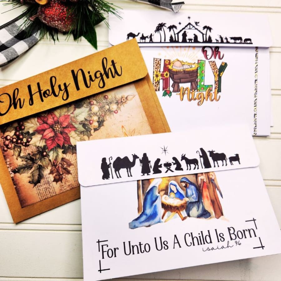 Oh Holy Night | Christian Rub On Transfers For Crafts