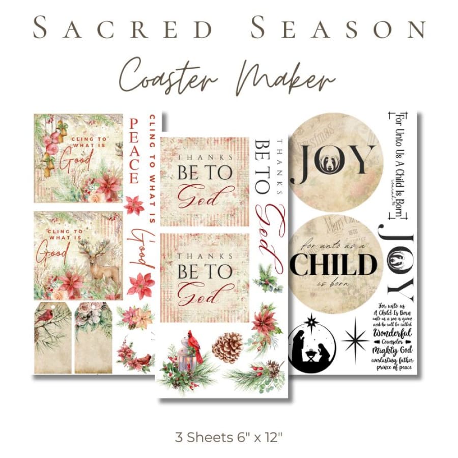 Sacred Season Coaster Maker Kit