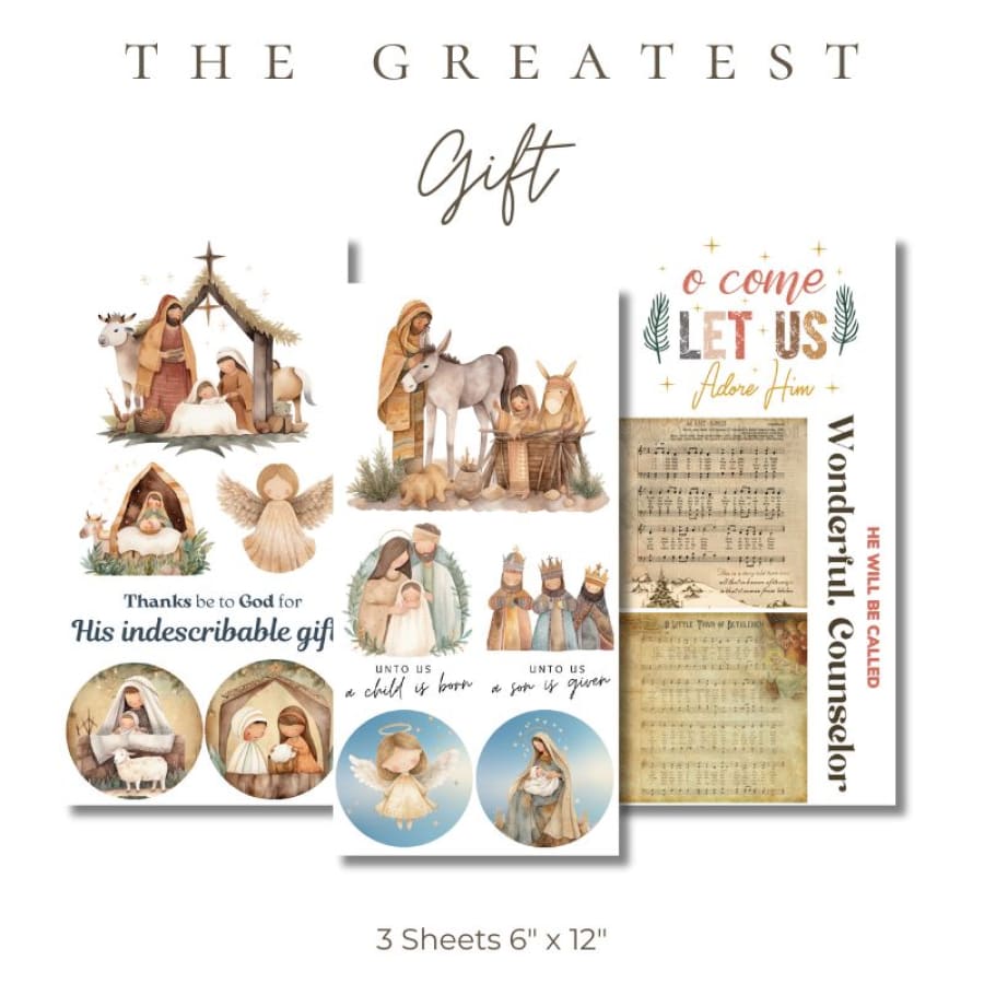 The Greatest Gift Premium Rub On Transfers [SUPER SALE]